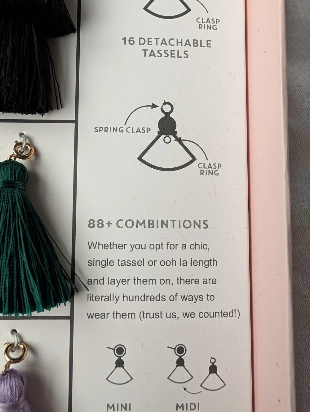 Baublebar For SugarFix Tassel Earrings Set – Mixed Colors 88+ Combinations